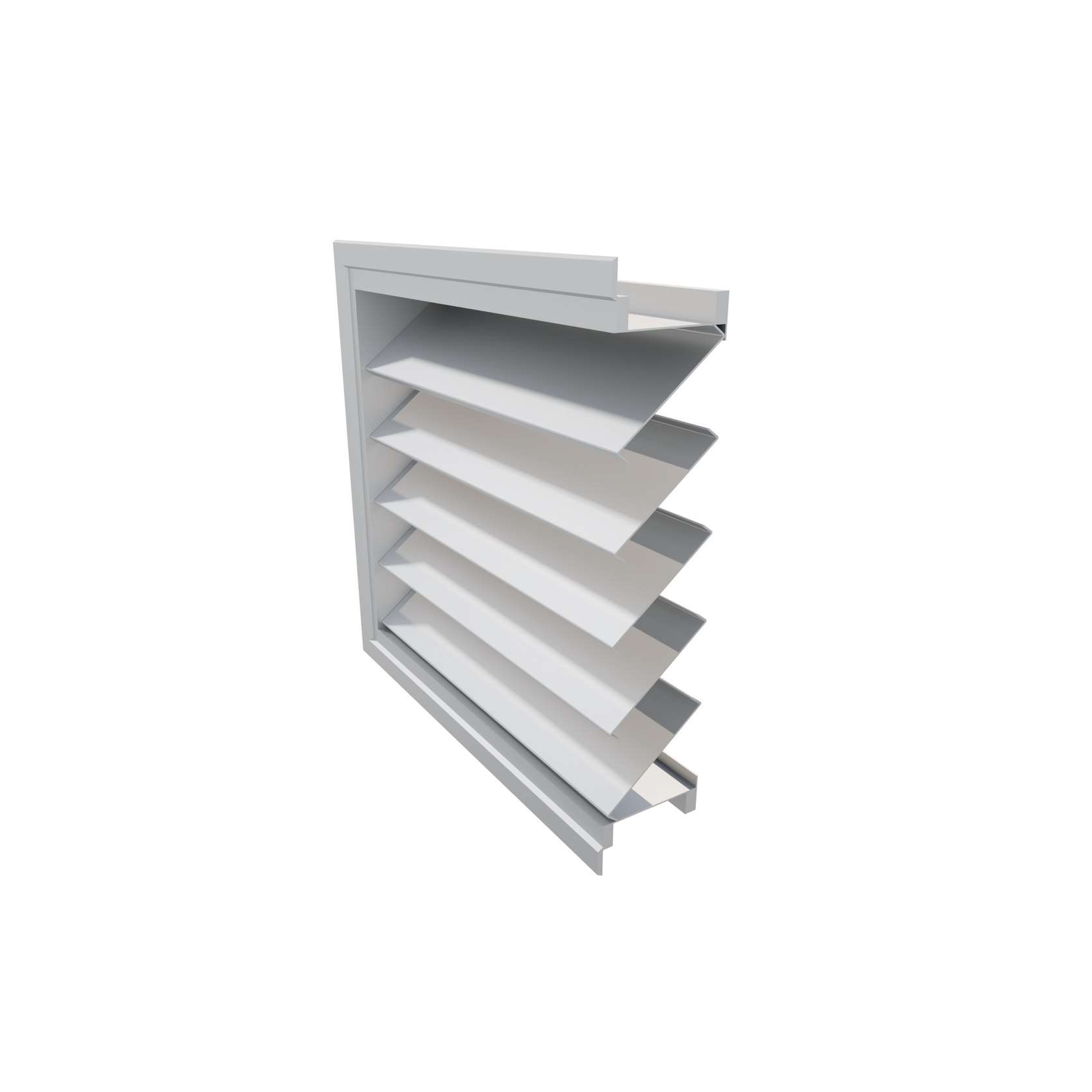 OHL-124 76mm Panel Weather Louver | ArchiPro NZ