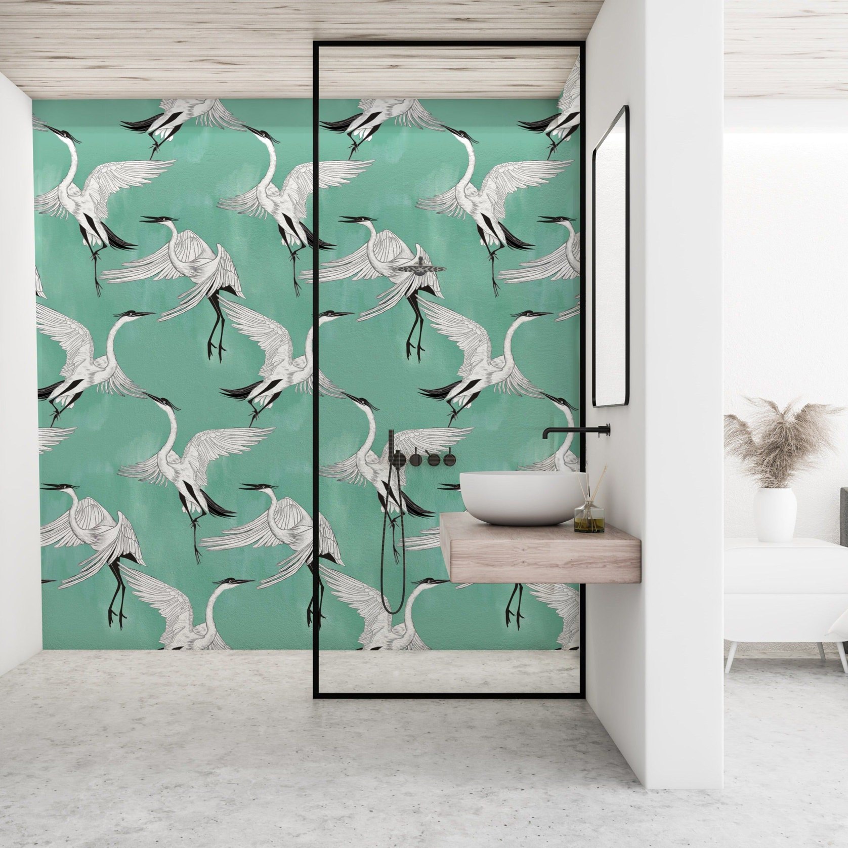 Heron's Landing Vinyl Wallpaper ArchiPro NZ