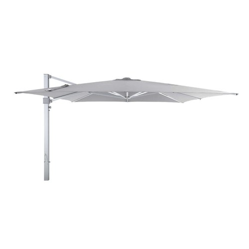 Light Grey Alabaster 4m Square Cantilever Umbrella