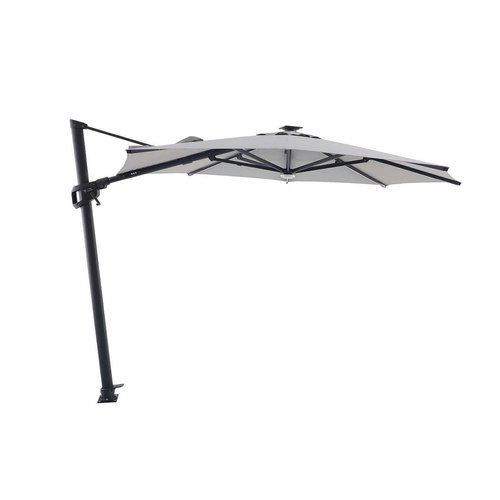 Light Grey Alabaster 3m Round Cantilever Umbrella