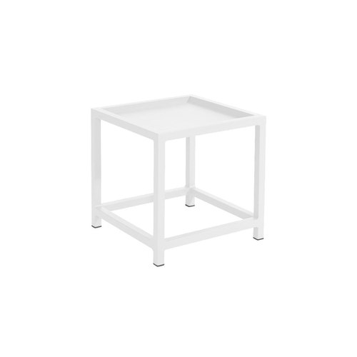 White Florican Aluminium Outdoor Side Table