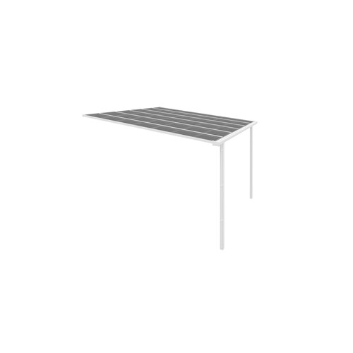 White / Light Grey Urban Wall Mounted Patio Cover Collection