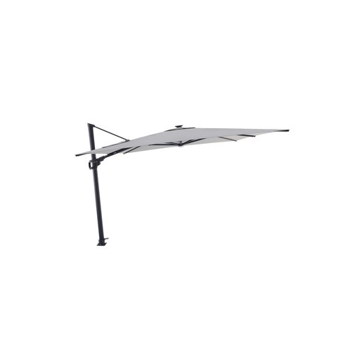 Light Grey Alabaster 3m Square Cantilever Umbrella