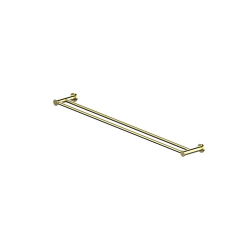 PVD Brushed Brass Reason Double Towel Rail