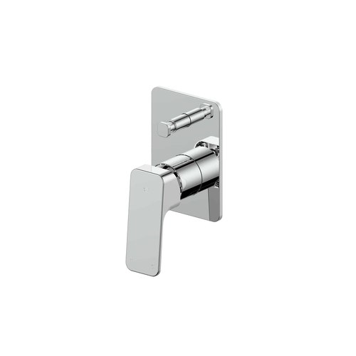 Chrome Swept Diverter Shower Mixer