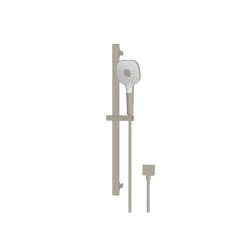 PVD Brushed Nickel Corban Rail Shower