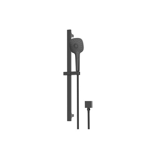 Matte Black Corban Rail Shower