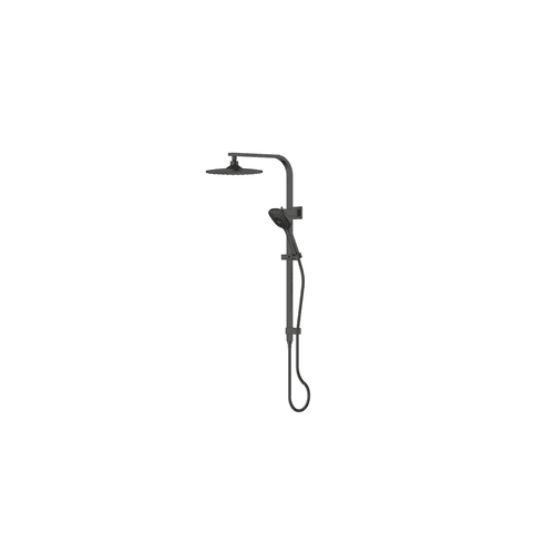 PVD Gunmetal Corban Twin Rail Shower