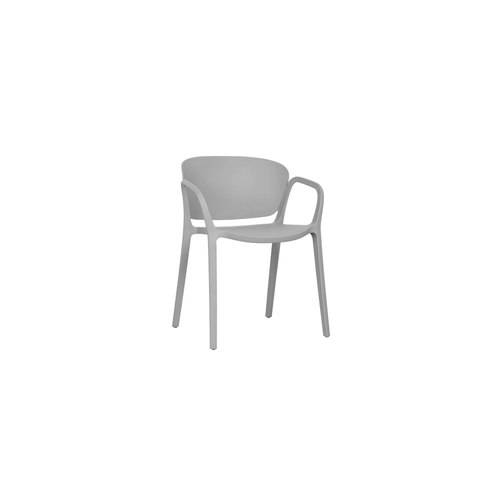 Light Grey Andi Outdoor Patio Dining Armchair