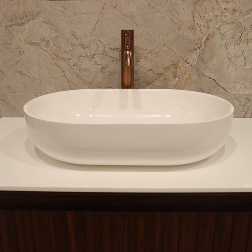 Gloss White Code Oval 530 Villastone Basin Range