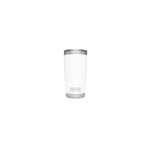 White YETI Rambler 20 oz Tumbler