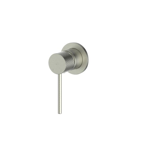 PVD Brushed Nickel Mika Shower Mixer Trim Set With Mini Plate