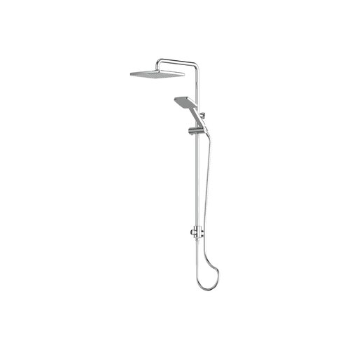 Chrome Glide Syntra Rainboost Twin Rail Shower