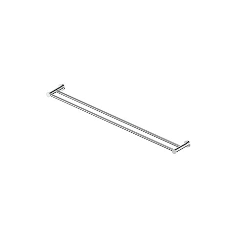 Chrome Reflect Double Towel Rail