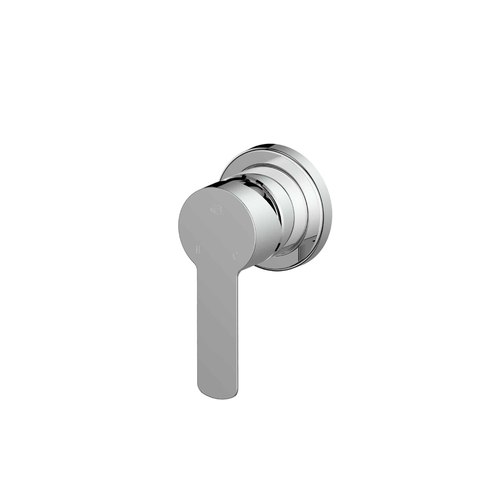Chrome Astro II Shower Mixer Trim Set With Mini Plate
