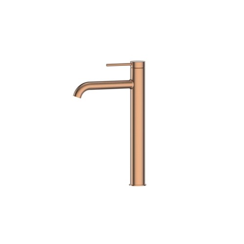 Brushed Copper Nature Tall Basin Mixer