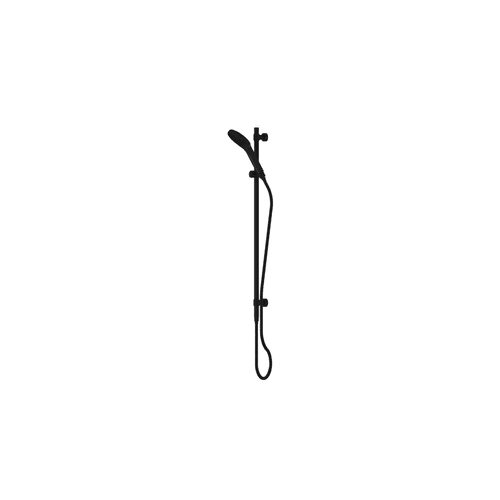 Matte Black Lavish Bubblejet Rail Shower