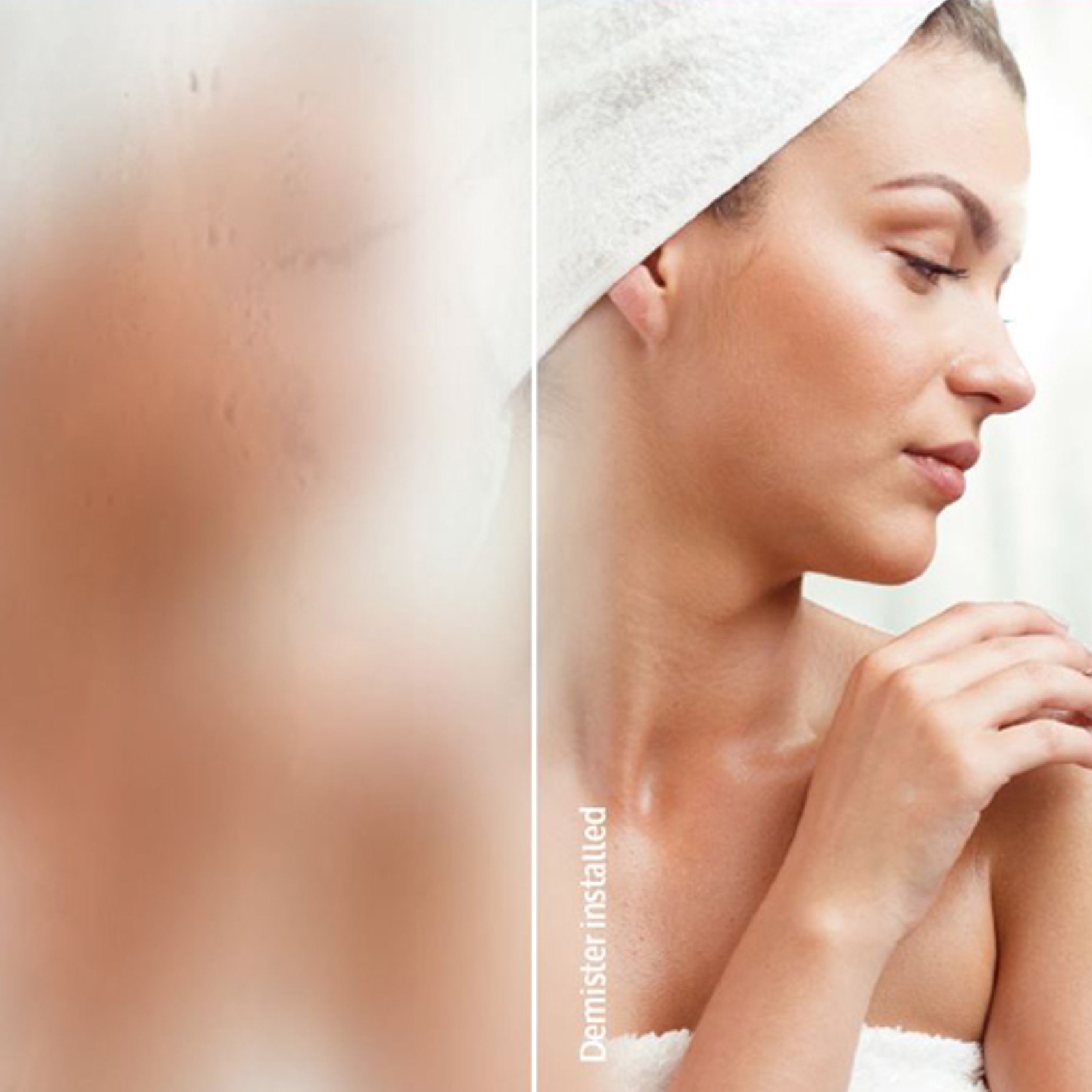 Bathroom Mirror Demister FogFree Electric Heat Pad ArchiPro NZ