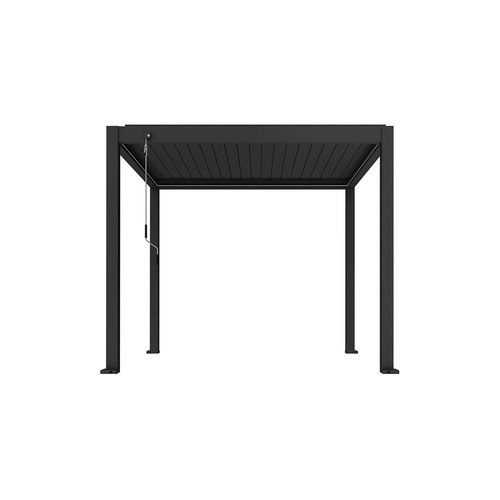 Black Caspian Manual Freestanding Louvre Roof