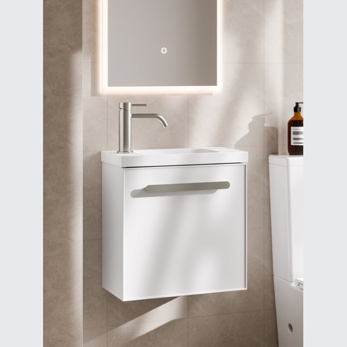 Matte White Lineare Axel 450 Vanity