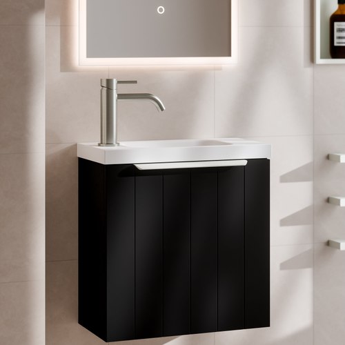 Matte Black Lineare Coastal 450 Vanity