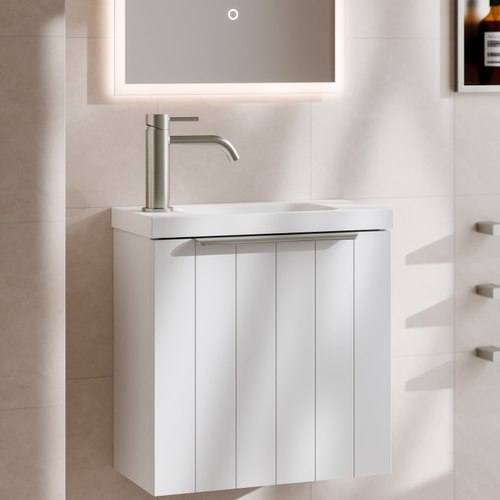 Matte White Lineare Coastal 450 Vanity
