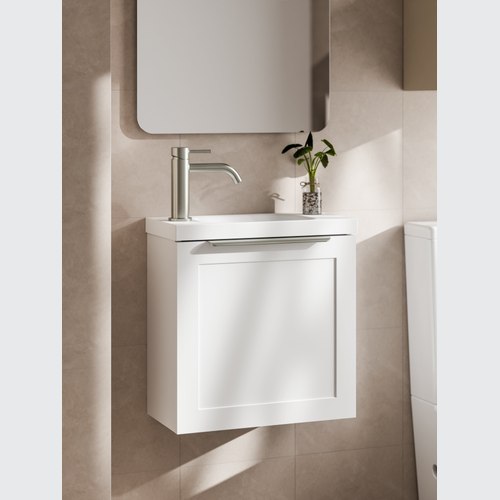 Matte White Lineare 450 Loft Vanity