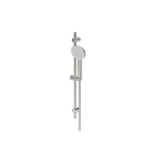 PVD Brushed Nickel Glide Rainboost Adjustable Rail Shower