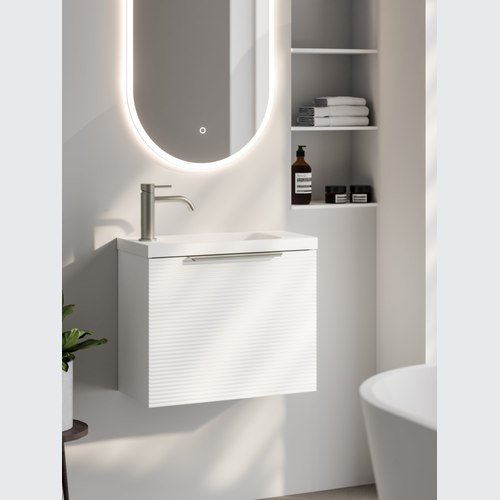 Matte White Lineare Orchard 550 Vanity