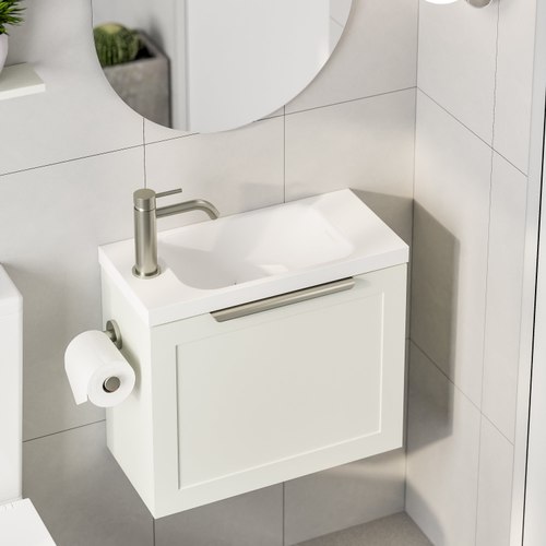 Matte White Lineare Loft 550 Vanity