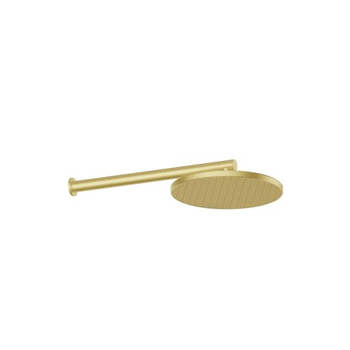 PVD Brushed Brass Glide Rainboost Wall Shower