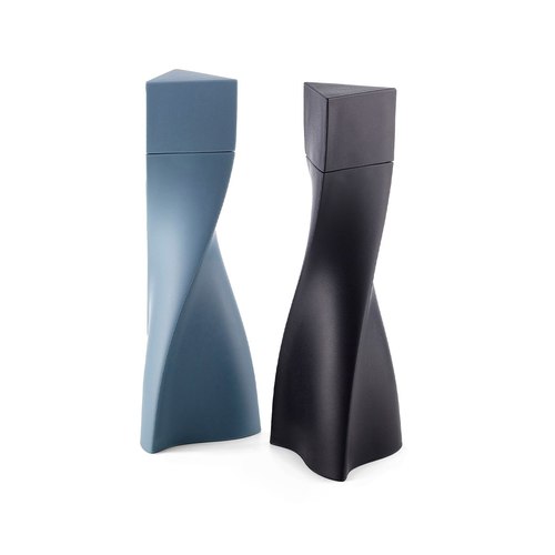 Black/Slate Blue Duo Salt and Pepper Set
