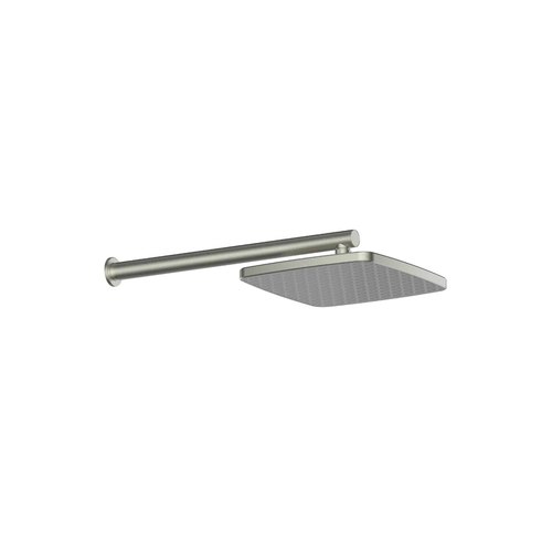 PVD Brushed Nickel Glide Syntra Rainboost Wall Shower
