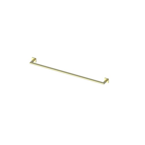 PVD Brushed Brass Zuri Single Towel Rail