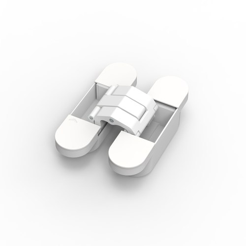 White Arlu® (Argenta) Invisible Tyo Door Hinge