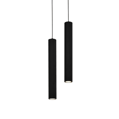 Black Reva 2L Pendant Light