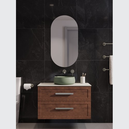 Walnut Lineare 900 Loft 2 Drawer Vanity