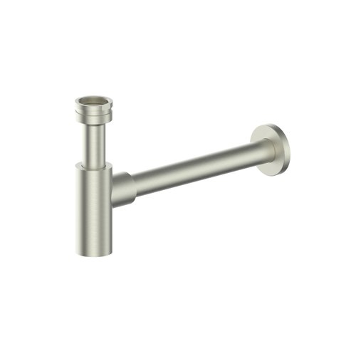 PVD Brushed Nickel Bottle Trap Round Brushed Nickel