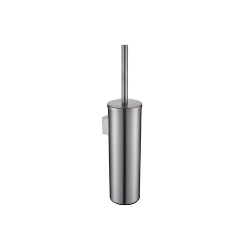 Brushed Nickel Flow Toilet Brush Holder