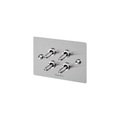 Stainless Steel 4 Gang Toggle Switch