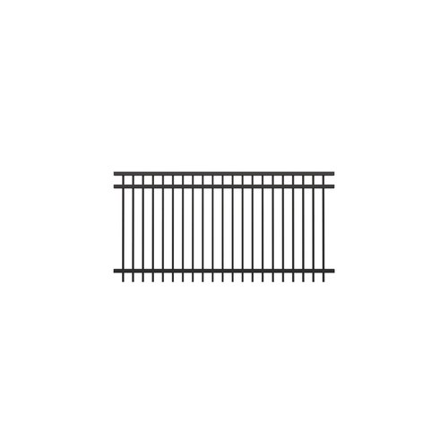 Black Aluminium Pool Fence Panel - Vertical(DIY)