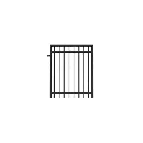Black Aluminium Pool Gate