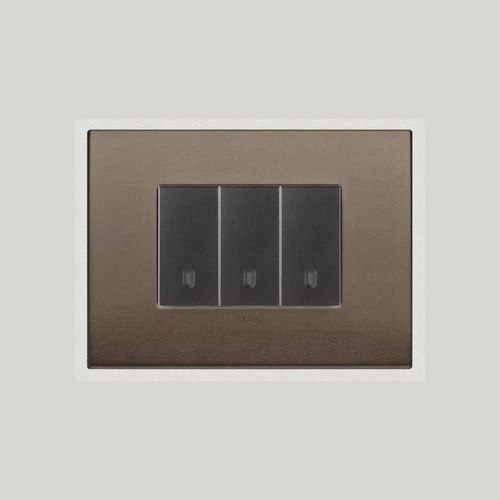 Dark Bronze Vimar Eikon Arke Light Switches | Aluminium