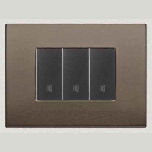 Dark Bronze Vimar Eikon Arke Light Switches | Aluminium