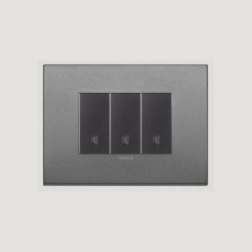 Matt Slate Vimar Eikon Arke Light Switches | Painted Metal