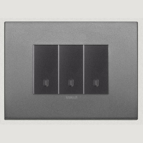 Matt Slate Vimar Eikon Arke Light Switches | Painted Metal