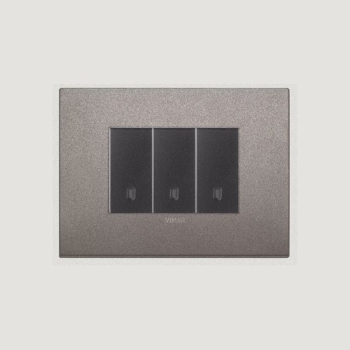 Matt Titanium Vimar Eikon Arke Light Switches | Painted Metal