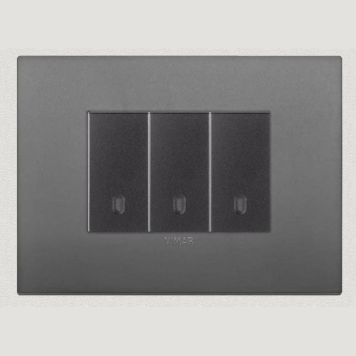 Smoke Grey Vimar Eikon Arke Light Switches | Reflex Technopolymer