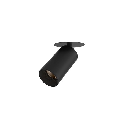 Matt Black Can 50 Recessed Spot