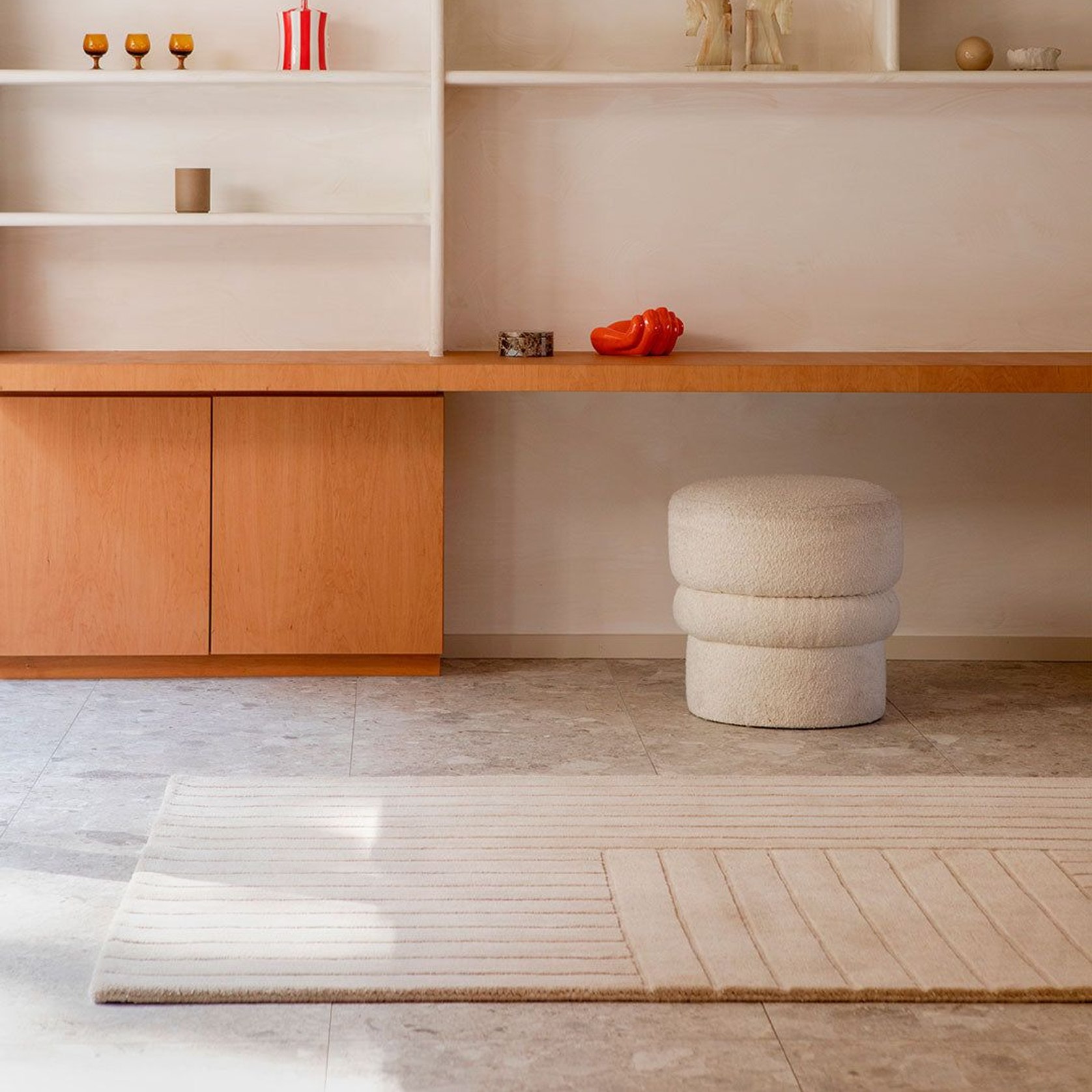 Decor Designer Floor Rug Dune Oyster Brink & Campman ArchiPro NZ